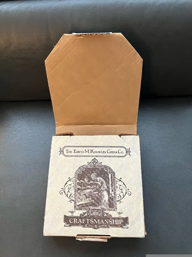 Vintage Plate Norman Rockwell The Ship Builder 1980 Authentic in Arts & Collectibles in Winnipeg - Image 7