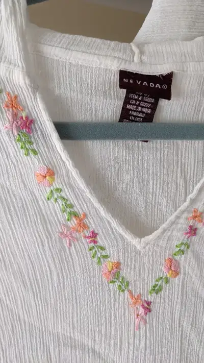 Women's Hooded Embroidered Long Sleeve Tunic, View more