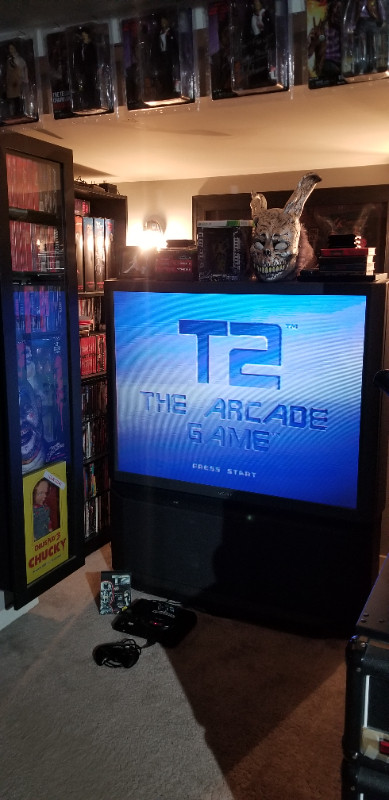 Terminator 2 T2 The Arcade Game Sega Genesis in Older Generation in Hamilton