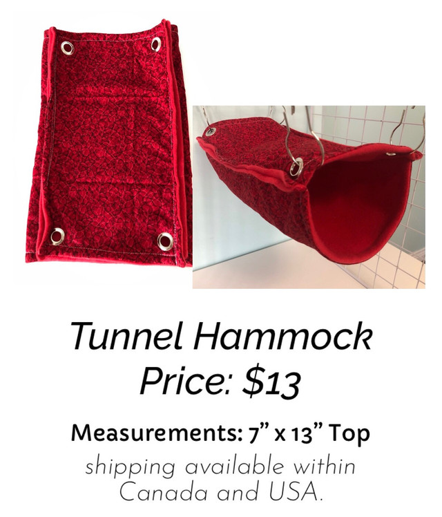 Rat hammocks,tunnels and more  dans Accessoires  à Moncton - Image 2