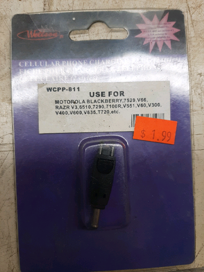 Cellular phone charging plug two styles, View more