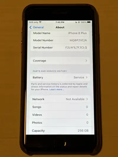 256GB iPhone 8 Plus, View more