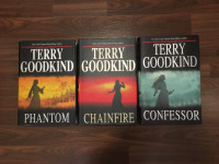 NEW HARDCOVER. Terry Goodkind SOT Chainfire Trilogy # 9-11.