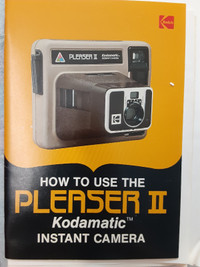 Pleaser II Kodamatic Instant Camera by Kodak