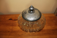 Antique Glass Presentation Jar - Windsor, Ontario