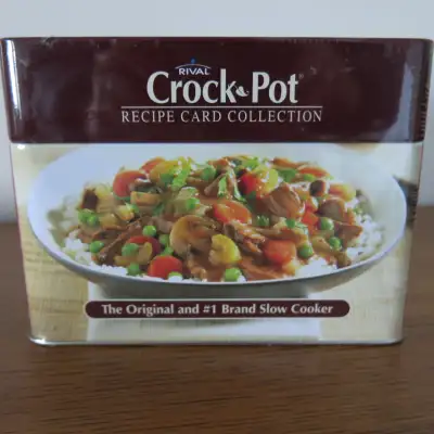 RECIPE CARD COLLECTION for CROCK POT / SLOW COOKER, brand new, View more