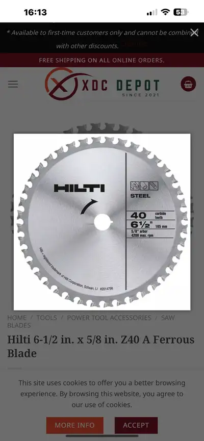 lame de scie Hilti, View more