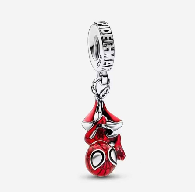 Marvel's Spiderman 925 Sterling Silver Charm/Pendant in Jewellery & Watches in Mississauga / Peel Region
