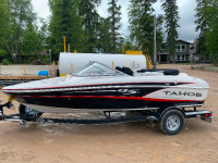 2013 Tahoe Q5i boat & Tracker Trailstar trailer