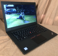 Lenovo ThinkPad T460 Laptop:  256GB SSD, 16GB RAM, i5-6300U