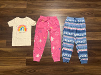 Old Navy toddler girl pajamas lot (size 5-6T)