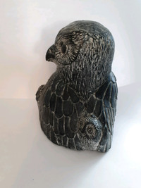 owl sculpture. A Wolf Original  (box 90)
