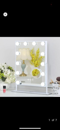 Hollywood Makeup Mirror with Lights,Large Lighted Vanity Mirror 