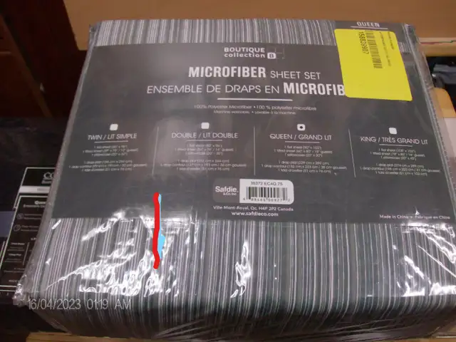 queen size sheets assorted colors, 4 sets 100%new. diff prices. in Bedding in City of Toronto - Image 3