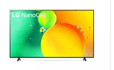 Smart TV  LG 75  NanoCell 4K – Brand New!, View more