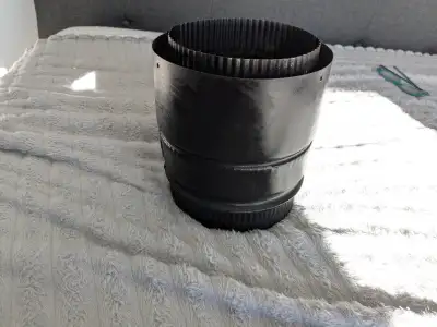 Selkirk 6" x 5-3/4" Black Stove Adapter, View more