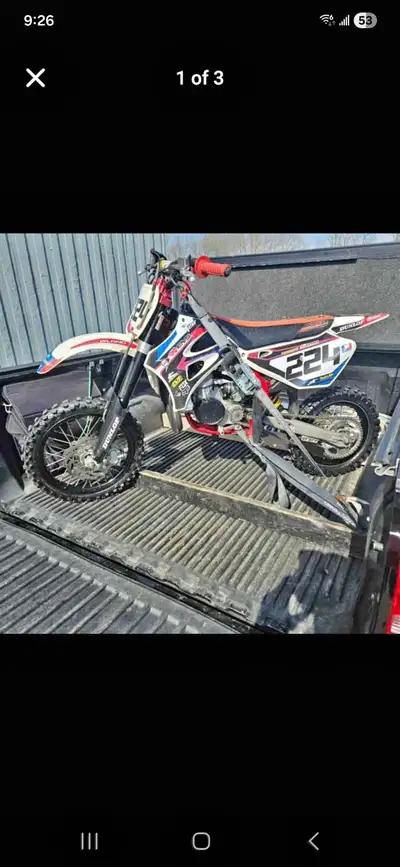 2011 CX 65 2 stroke for sale. The bike has been freshly gone over to include new fork seals, new shi...