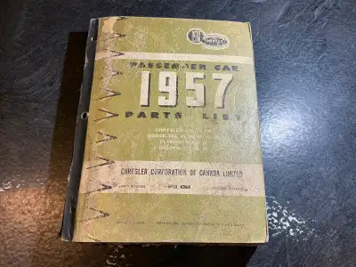 1957 Chrysler Imperial Parts List Dodge Royal DeSoto Belvedere, View more