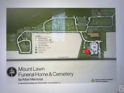 Double Burial Plot, Mount Lawn Cemetery in Whitby, View more