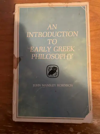An Introduction to Early Greek Philosophy , View more