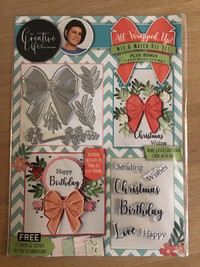 All Wrapped Up Mix & Match Die Set and Bonus Sentiment Stamps