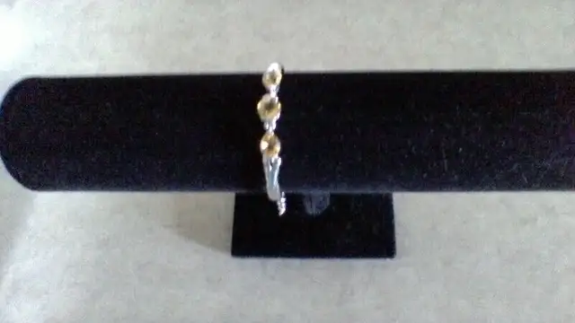 CITRINE AND STERLING SILVER BRACLET628637319230731220