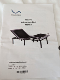 Dreams to Go adjustable bed frame and mattrsss