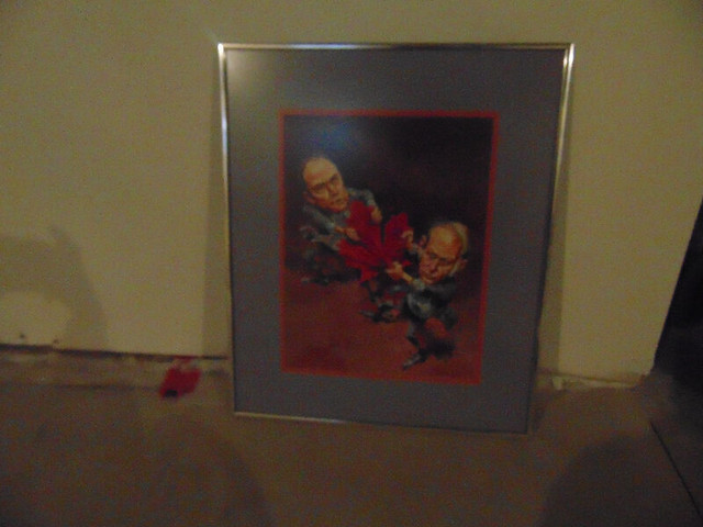 Two Titans Battle ( PierreTrudeau & Levesque) in Arts & Collectibles in Kingston - Image 2