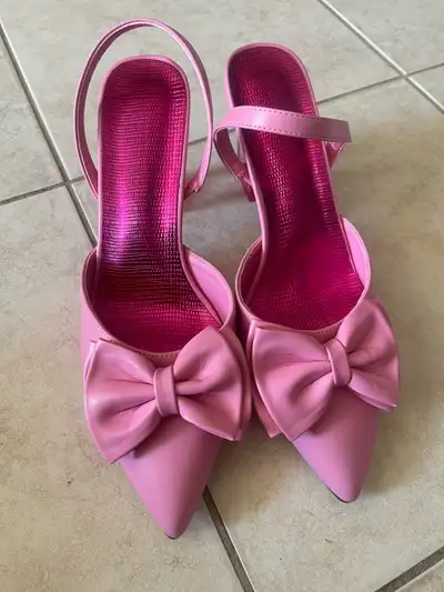 New pink heeled shoes , View more