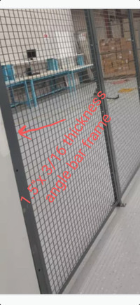 Wire mesh security room, safety machine guard, fence and cage