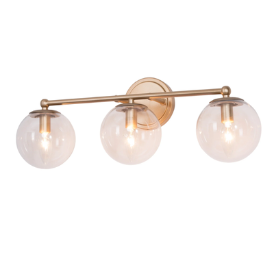 Selene Gold 3 Light Wall Light - New, View more