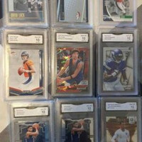 Huge 17 graded sports card lot new condition nice cards all 10's