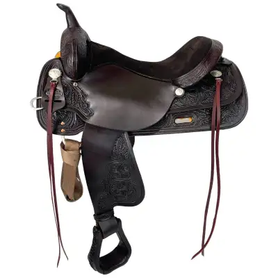 New 17" Circle Y High Horse Mineral Wells Trail Saddle, Wide, View more