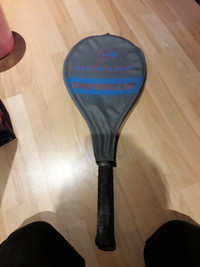 Dunlop enforcer tennis racket racquet with zipper cover case