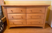 Solid wood 6-drawer kids dresser