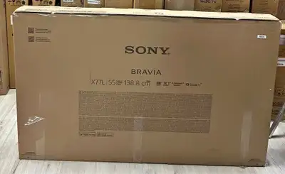Brand New Sealed Sony Bravia 55 inch X77L LED 4K Ultra HD HDR Smart Google TV with Google Assistant...