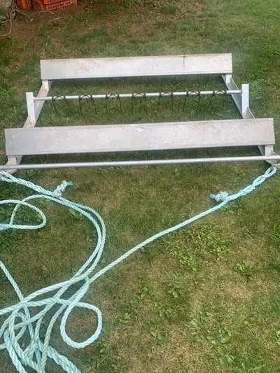 Aluminum 5'6" wide x 4'6" long