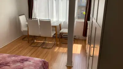 Studio pour une personne, chauffé, éclairé, eau chaude, cuisinière et frigo, wifi, tout inclus, sall...