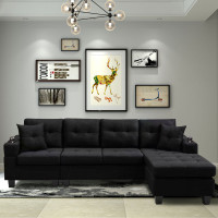 Limited offer Sale New top L Shape Sectional Sofa Reversibl Set