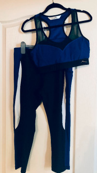Gottex sport bra/leggins set M/L breathable stretchy meshdetail