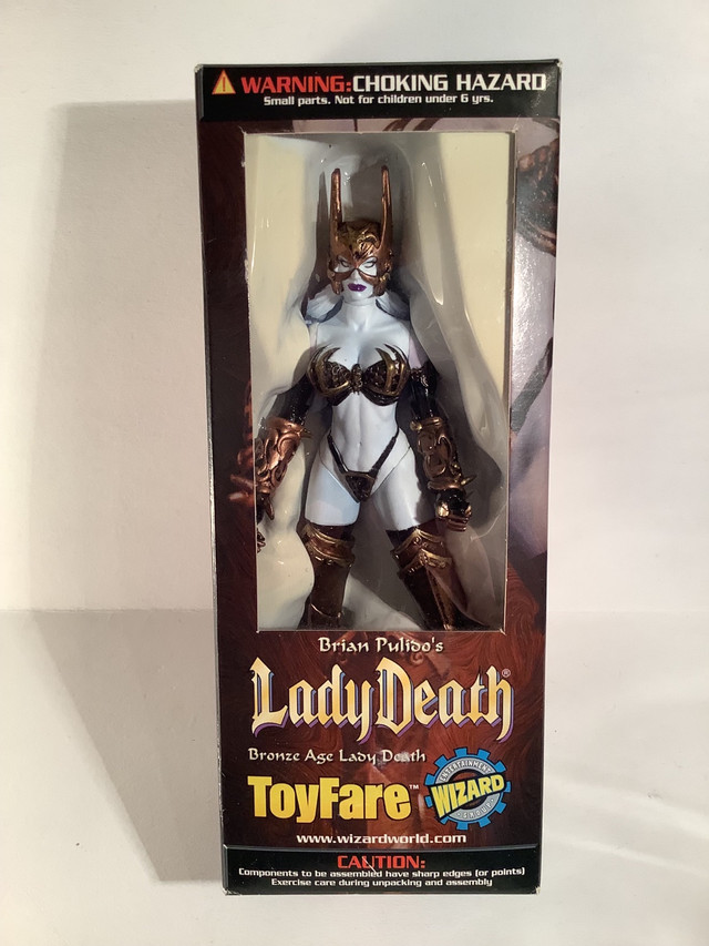 Lady Death, Seven of Nine, Earth X Venom 1999 Boxed Figures  in Arts & Collectibles in City of Toronto - Image 2