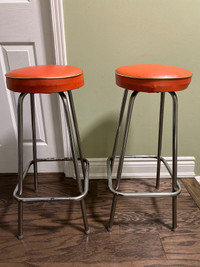 29” vintage stools