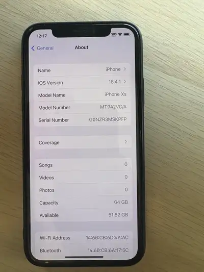 iPhone XS 64GB – 92% Battery – Excellent Shape, View more
