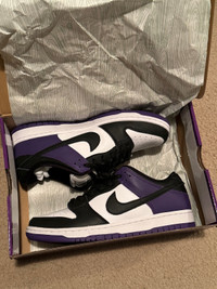 Nike SB Dunk Court Purple size 9.5
