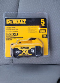 Brand new 20v Dewalt 5ah battery 
