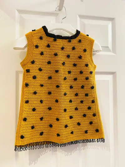 Vintage Crochet Beaded Top, View more