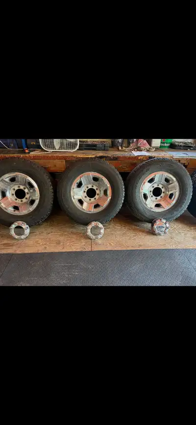 I’ve had these in the shed for a while. Not planning on buying a diesel again. Still a lot of tread...