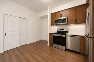 Modern Walnut Kitchen Cabinets | Custom Kitchen Design & Install, View more