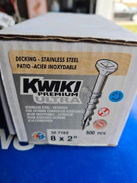 Stainless deck screws 2"