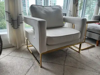 Velvet Accent Chair, View more